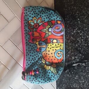 Laurel Burch Small Zip bag